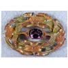 Image 1 : Art Nouveau rhinestone  bird sash pin #2196281