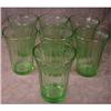 Image 1 : Cherry BLOSSOM Tumblers -7- Green JEANNETTE #2196562