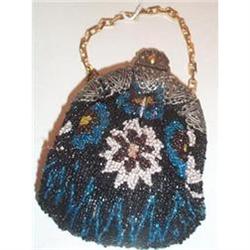 Small Beaded Floral Decorated Purse #2196648