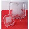 Image 1 : Kurita Craft Glass Sandwich/Service Plates #2197408