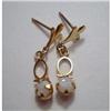 Image 1 : GORGEOUS 14K GOLD&OPAL EARRINGS #2210836