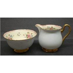 SHELLEY FINE BONE CHINA CREAM & SUGAR #2225128