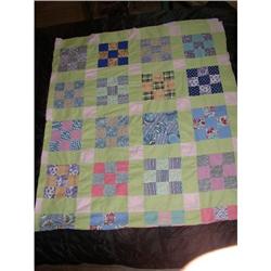 Exquisite!! Hand-Stitched Patchwork Quilt Top  #2225502