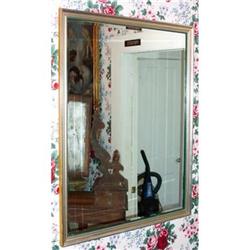 1970's Beveled Mirror Silver Leaf  Frame #2225508