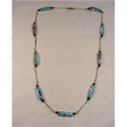 Edwardian Venetian Glass Necklace, Oblong #2225510