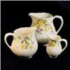 Image 1 : Set of Three Royal Doulton Graduated Jugs. #2225511