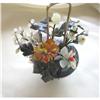Image 1 : OLD CHINESE GEM-SET  FLOWER BASKET #2225553