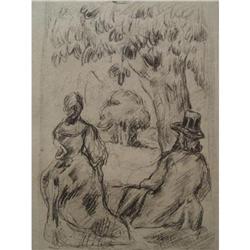 Rare Cezanne Authentic 1914 Engraving on Velin #2225623