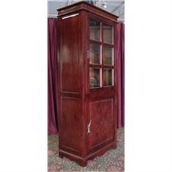 ANTIQUE MISSION BOOKCASE CABINET LINEN PRESS #2225897