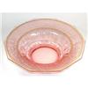 Image 1 : Pink Cambridge Gold Etched Centerpiece Bowl #2238025
