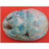 Image 1 : Detailed Antique Egyptian Turquoise Scarab #2238104