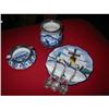 Image 1 : Delft Hand painted set of accessories! #2238379