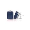 Genuine 14 ctw Sapphire Earrings 14KT White Gold - REF-125Y6F