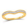 Image 1 : Round Diamond Enhancer Wedding Band 1/12 Cttw 14KT Rose Gold