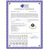 Image 2 : Genuine 0.50 ctw Sapphire & Diamond Ring 14KT Yellow Gold - REF-42H2X