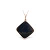 Genuine 21.75 ctw Sapphire Necklace 14KT Rose Gold - REF-77P2H