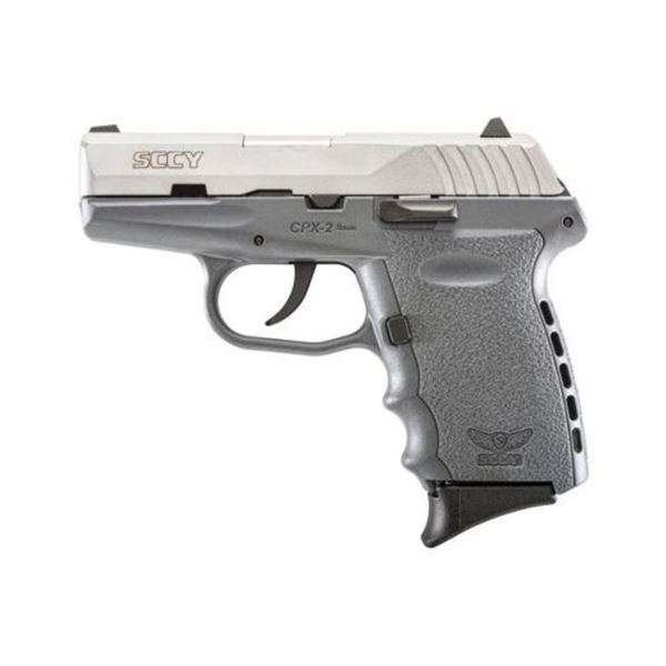 SCCY CPX2-TT PISTOL DAO 9MM 10RD SS/SNIPER GRAY W/O SAFETY