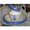 Image 1 : Victorian Ironstone Blue & White Chamber Set #2181265