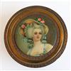Image 1 : Victorian Lady Portrait on Brass Powder Jar #2181307