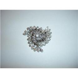 Kramer Rhinestone Hobstar Brooch #2181524