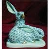 Image 1 : HEREND Rabbits 141 VHB Blue FISHnet HUNGARY #2181771