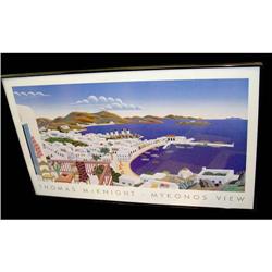 Thomas McKnight Mykonos Graphic Greek Island #2182049