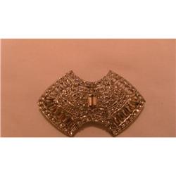 STYLIZED DECO BOW LIKE BROOCH #2182101