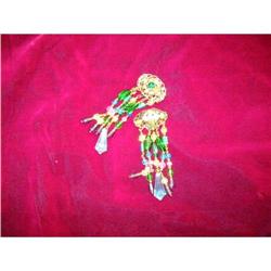 Vintage Crystal Shoulder Duster Earings! #2194515