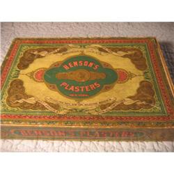 Benson's Plasters 1880s Paper Lithograph Box #2194550