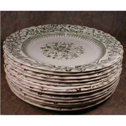 KEELING Gloucester TRANSFERWARE Lunch Plates #2194951