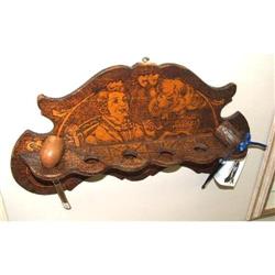 1913 FLEMISH ART CO. PYROGRAPHY PIPE HOLDER #2195086