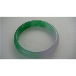Fine Chinese white & green Jade Bracelets. #2195098