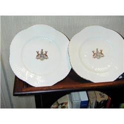 PAIR OF ARMOURIAL PLATES:BEAULY #2195105