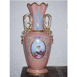 Large 1850's Old Paris porcelain Vase #2195422