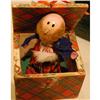 Image 1 : Antique Jack in the Box Scottish Tartan c.1900 #2211715