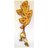 Image 1 : Vintage Wrapped Wire Embroidered Pin #2211728