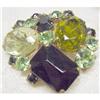 Image 1 : RHINESTONE BROOCH - MULTI COLOR STONES #2211883