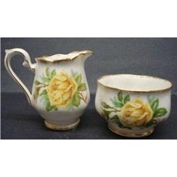 ROYAL ALBERT CREAM&SUGAR TEA ROSE  #2211933