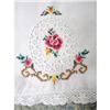 Image 1 : EMBROIDERY & LACE  PILLOWCASE  #2211954