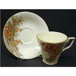 DECO ENGLISH CHINA CUP & SAUCER  #2211957