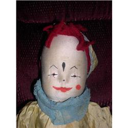 Molded Face Cloth Clown #2211995