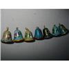 Image 1 : 7 Miniature Cloisonne Button Bells!  #2212047