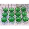 Image 1 : Set of 12 Anchor Hocking Forest Green Cocktail #2212068