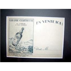 Vintage French Billhead - Grand Charteuse/1930s#2212083