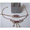 Image 1 : "Vargas" Choker, Bracelet and Earrings Set #2212091