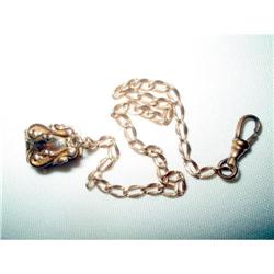 Victorian Rose GF Gentlemen's Watch Chain #2212177