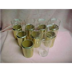 Retro ! Glassware with Cork Holders, Set of 8 #2212303
