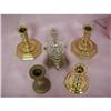Image 1 : 5 Brass Candleholders #2212316
