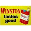 Image 1 : WINSTON TIN SIGN ~ VINTAGE 1950S #2212518