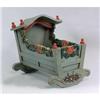 Image 1 : DOLLHOUSE FURNITURE / WOOD DOLL CRADLE #2212583